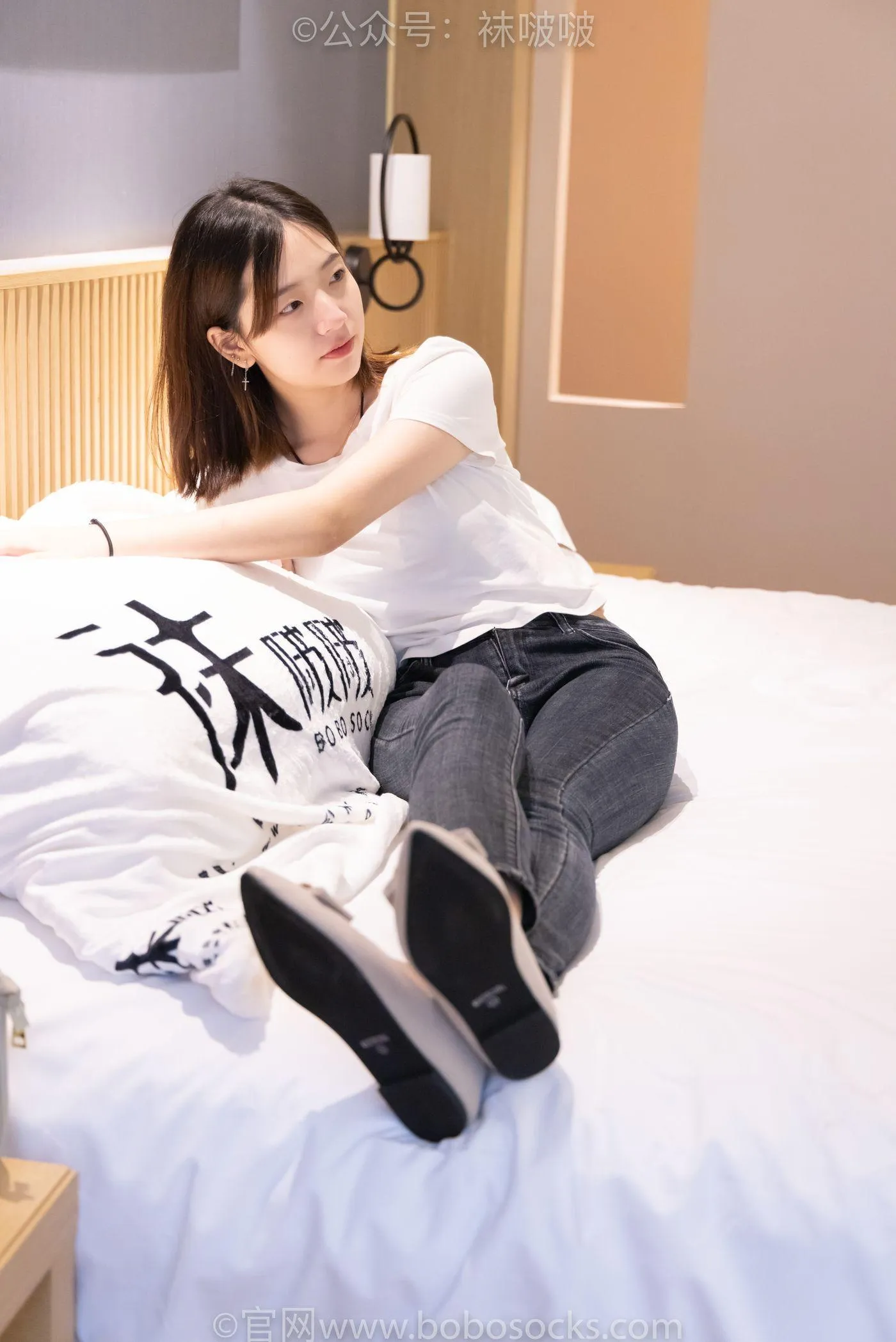 [BoBoSocks袜啵啵]NO.063 小甜豆-平底鞋、短肉丝 [155P]插图6